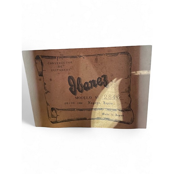 Used Ibanez 2846 Natural Acoustic Electric Guitar