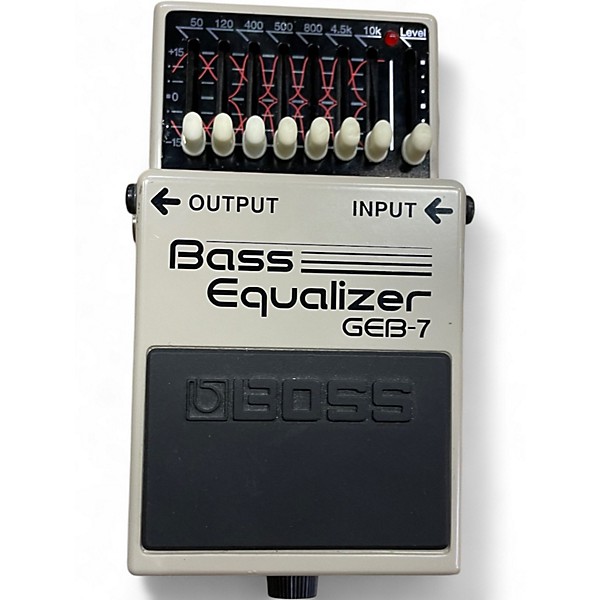 Used BOSS GEB7 7 Band Bass Equalizer Bass Effect Pedal