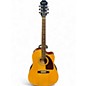 Used Epiphone AJ220SCE Natural Acoustic Electric Guitar thumbnail