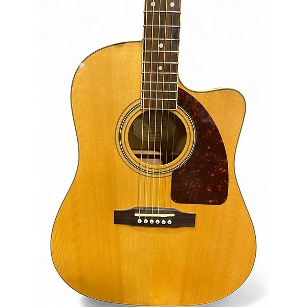 Used Epiphone AJ220SCE Natural Acoustic Electric Guitar