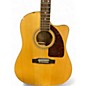 Used Epiphone AJ220SCE Natural Acoustic Electric Guitar