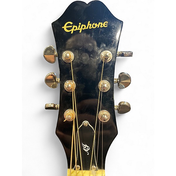 Used Epiphone AJ220SCE Natural Acoustic Electric Guitar