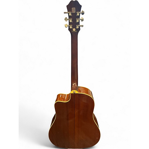 Used Epiphone AJ220SCE Natural Acoustic Electric Guitar