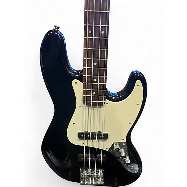 Used Squier Affinity Jazz Bass Black Electric Bass Guitar