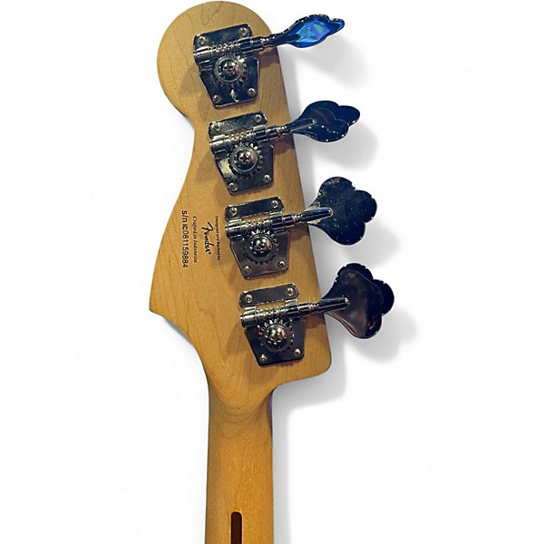 Used Squier Affinity Jazz Bass Black Electric Bass Guitar