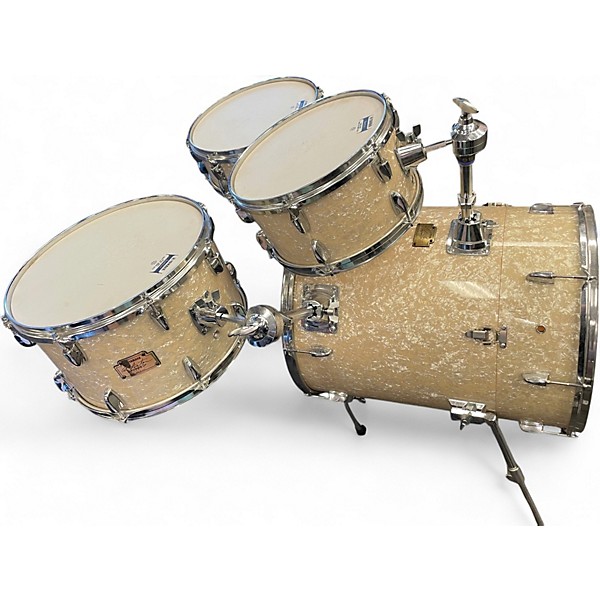 Used Yamaha 4 Piece HipGig Al Foster Signature Pearl White Drum Kit