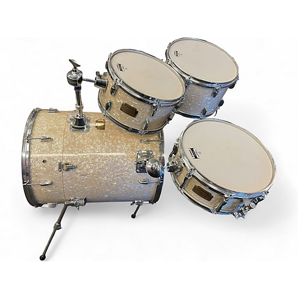 Used Yamaha 4 Piece HipGig Al Foster Signature Pearl White Drum Kit