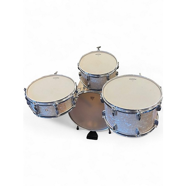 Used Yamaha 4 Piece HipGig Al Foster Signature Pearl White Drum Kit