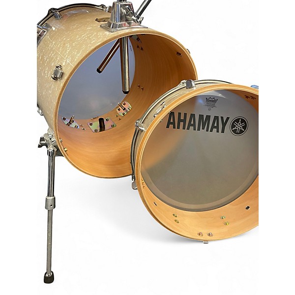 Used Yamaha 4 Piece HipGig Al Foster Signature Pearl White Drum Kit