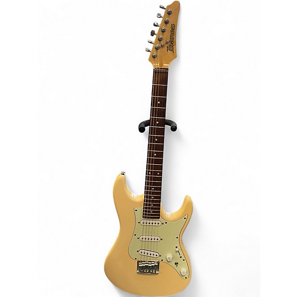 Used Ibanez AZES31 Cream Solid Body Electric Guitar
