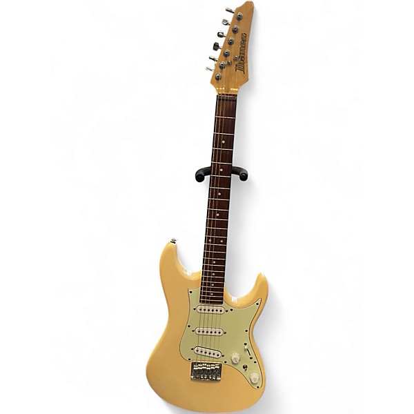 Used Ibanez AZES31 Cream Solid Body Electric Guitar