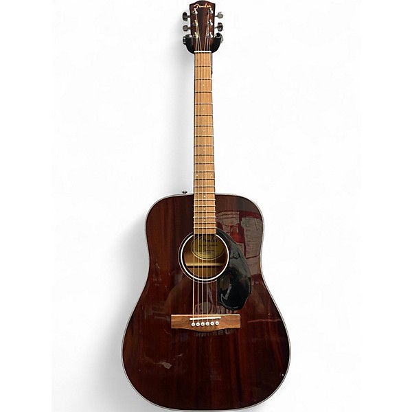 Used Fender CD60 Mahogany Mahogany Acoustic Guitar