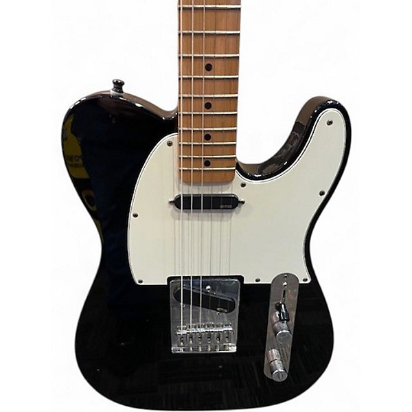 Used Fender Player Telecaster Black Solid Body Electric Guitar