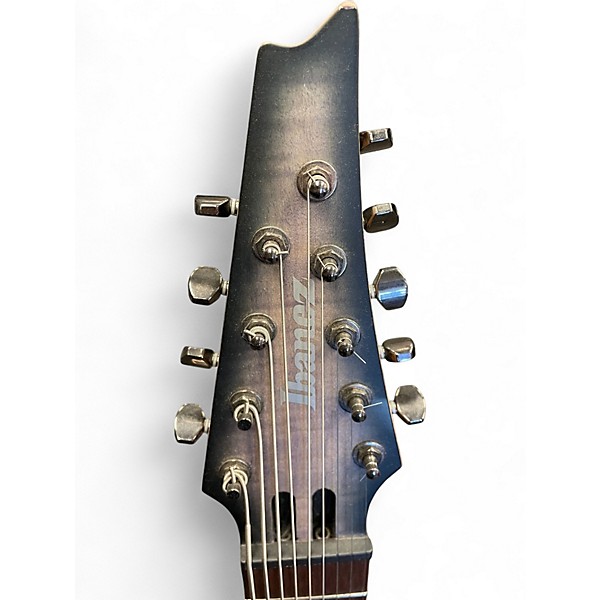 Used Ibanez RGIR9ME Iron Label Faded Denim Burst Solid Body Electric Guitar