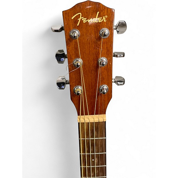 Used Fender CD60CE Dreadnought Natural Acoustic Electric Guitar