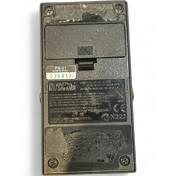 Used KORG PB01 Pitchblack Chromatic Tuner Pedal