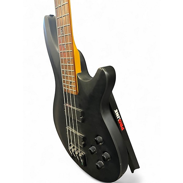 Used Schecter Guitar Research Damien 4 String Black Electric Bass Guitar