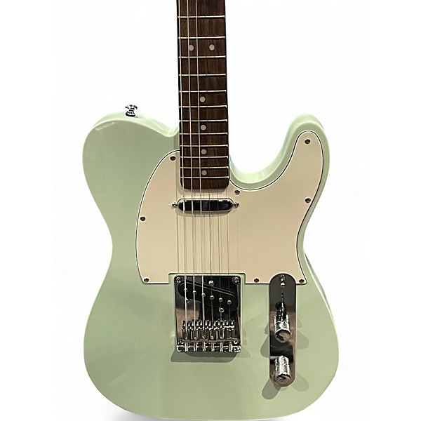Used Squier SONIC TELECASTER Surf Green Solid Body Electric Guitar