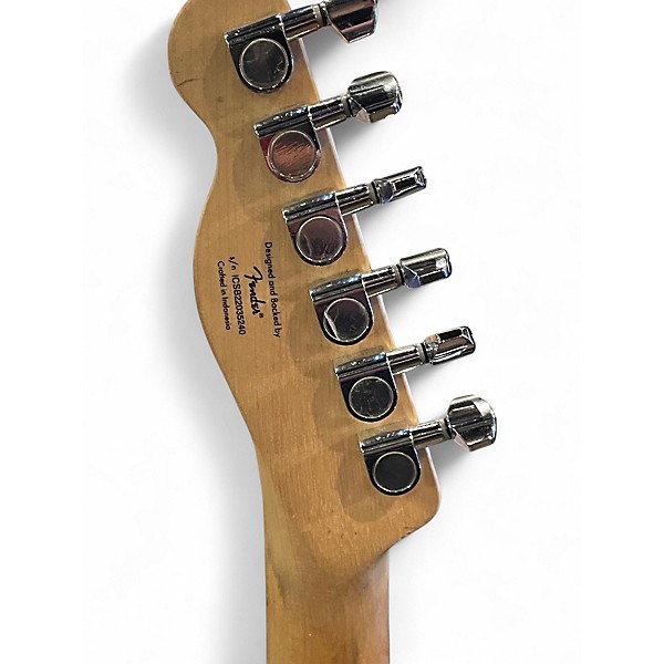 Used Squier SONIC TELECASTER Surf Green Solid Body Electric Guitar