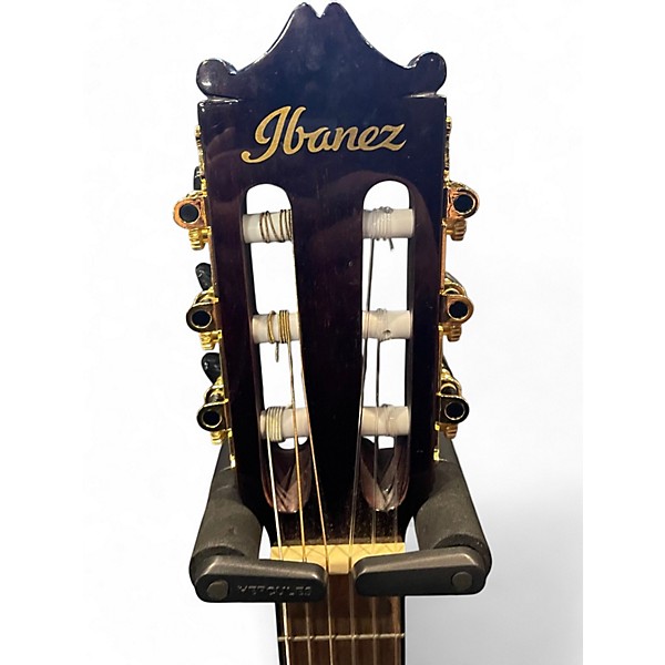 Used Ibanez GA35TCE Dark Violin Burst Classical Acoustic Electric Guitar