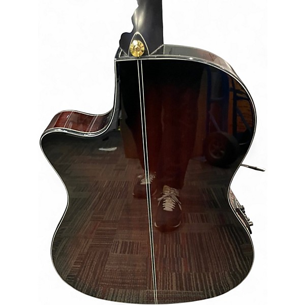 Used Ibanez GA35TCE Dark Violin Burst Classical Acoustic Electric Guitar