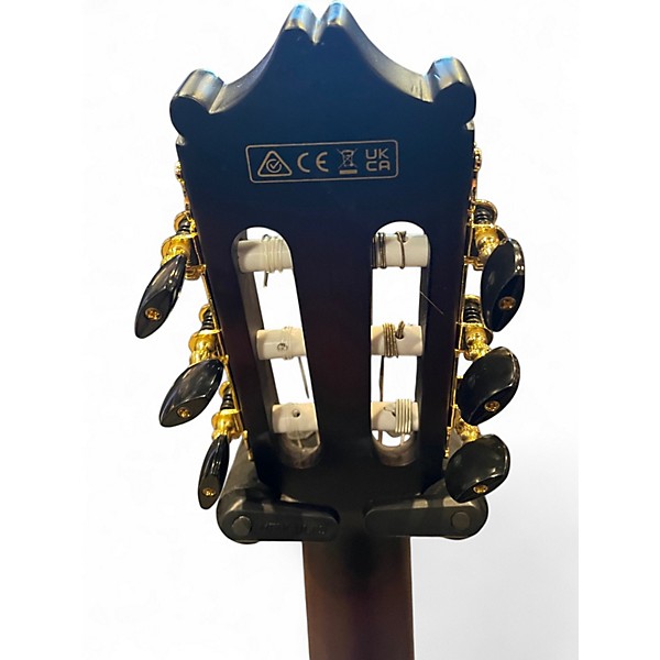 Used Ibanez GA35TCE Dark Violin Burst Classical Acoustic Electric Guitar