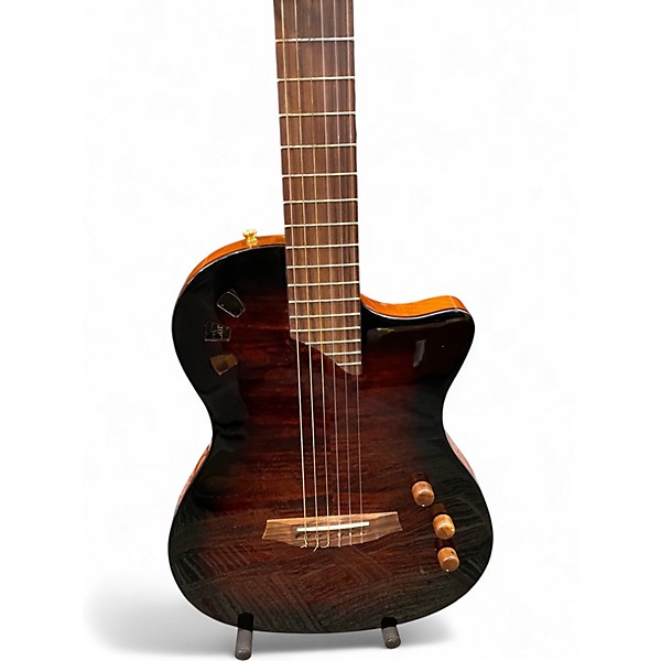 Used Cordoba Stage Edge Burst Classical Acoustic Electric Guitar