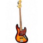 Used Squier Contemporary Jazz Bass 3 Tone Sunburst Electric Bass Guitar thumbnail