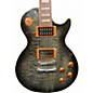 Used Epiphone Les Paul Custom Trans Black Solid Body Electric Guitar