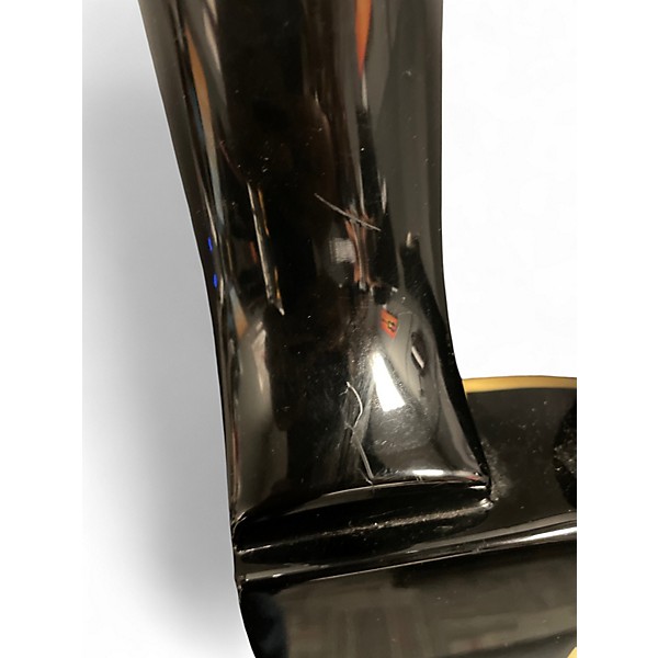 Used Epiphone Les Paul Custom Trans Black Solid Body Electric Guitar