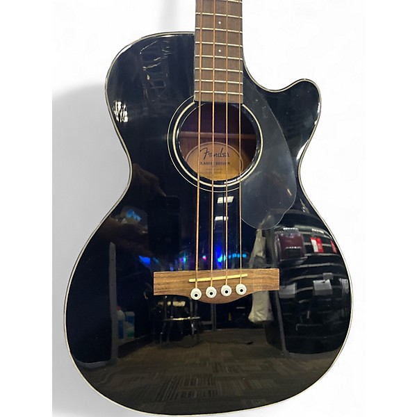 Used Fender  CB 605CE Black Acoustic Bass Guitar
