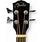 Used Fender  CB 605CE Black Acoustic Bass Guitar