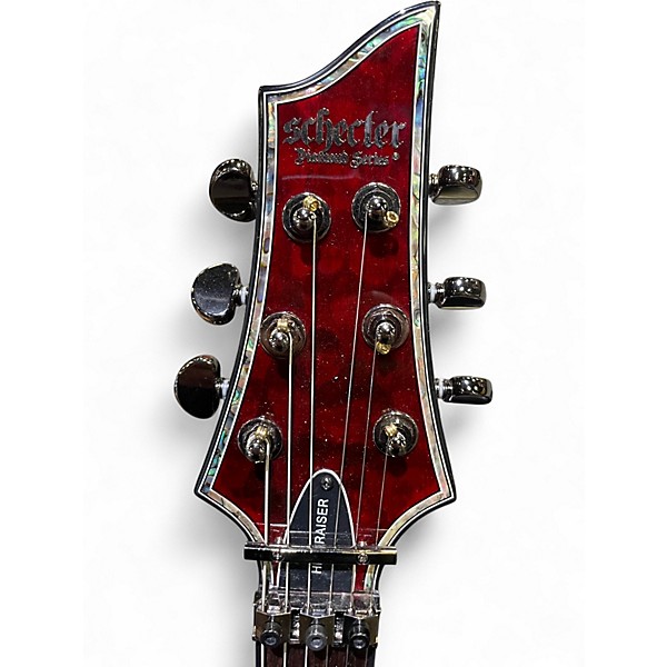Used Schecter Guitar Research Hellraiser C1 RED Solid Body Electric Guitar