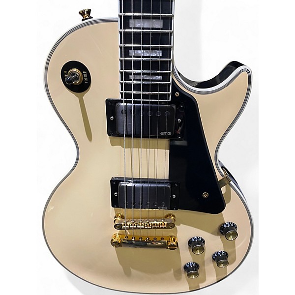 Used Epiphone Les Paul Custom Blonde Solid Body Electric Guitar