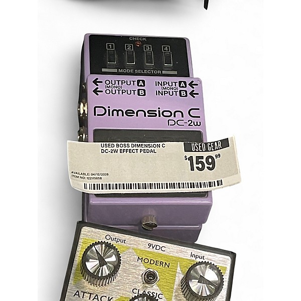 Used BOSS Dimension C DC-2W Effect Pedal