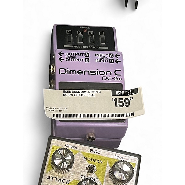 Used BOSS Dimension C DC-2W Effect Pedal