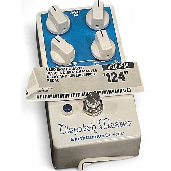 Used EarthQuaker Devices Dispatch Master Delay and Reverb Effect Pedal