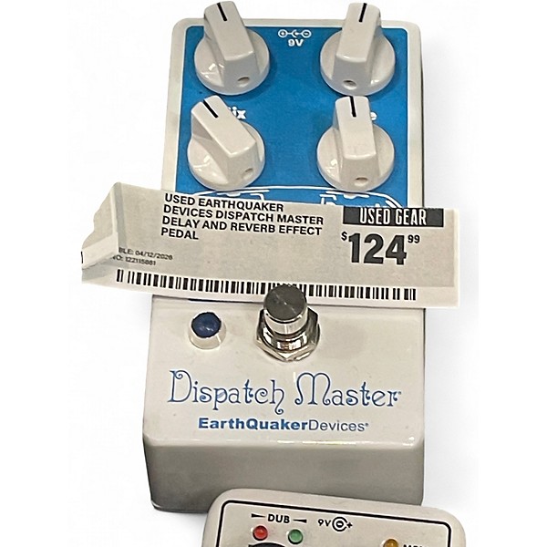 Used EarthQuaker Devices Dispatch Master Delay and Reverb Effect Pedal