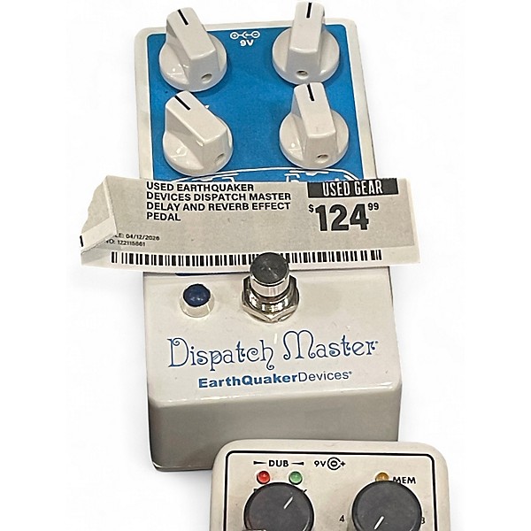 Used EarthQuaker Devices Dispatch Master Delay and Reverb Effect Pedal