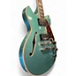 Used D'Angelico DAPMINIDCOTCSCB Blue Hollow Body Electric Guitar