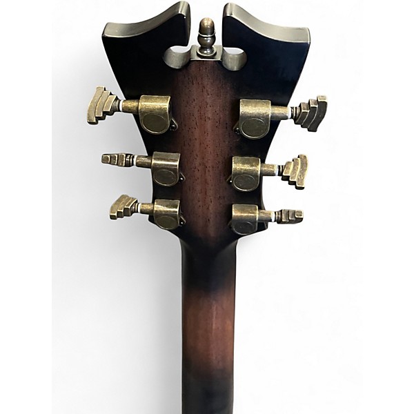 Used D'Angelico Premier Delancey Cutaway Dreadnought Aged Brown Acoustic Electric Guitar