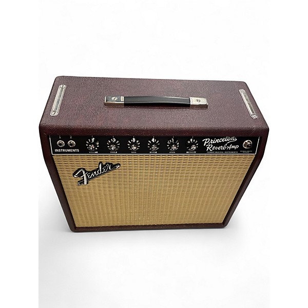 Used Fender 65 Princeton Reverb 1x10 15W Tube Guitar Combo Amp
