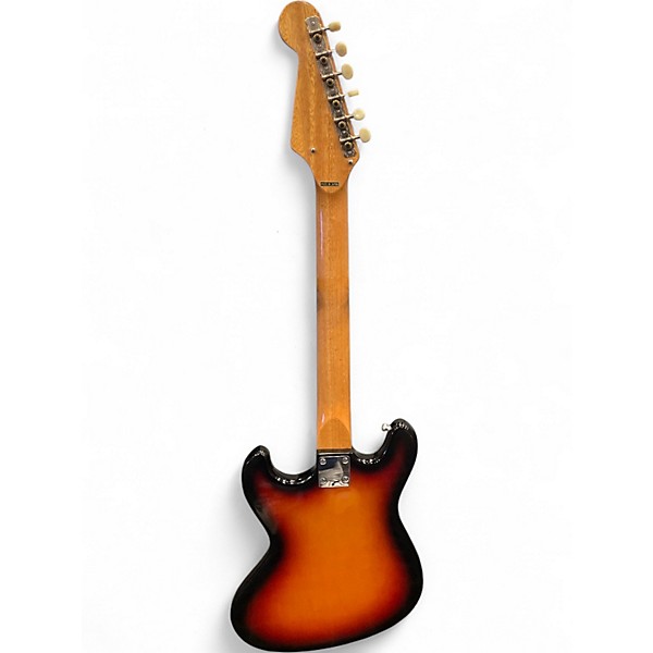 Vintage 1966 Tele-star model 300 3 Color Sunburst Solid Body Electric Guitar