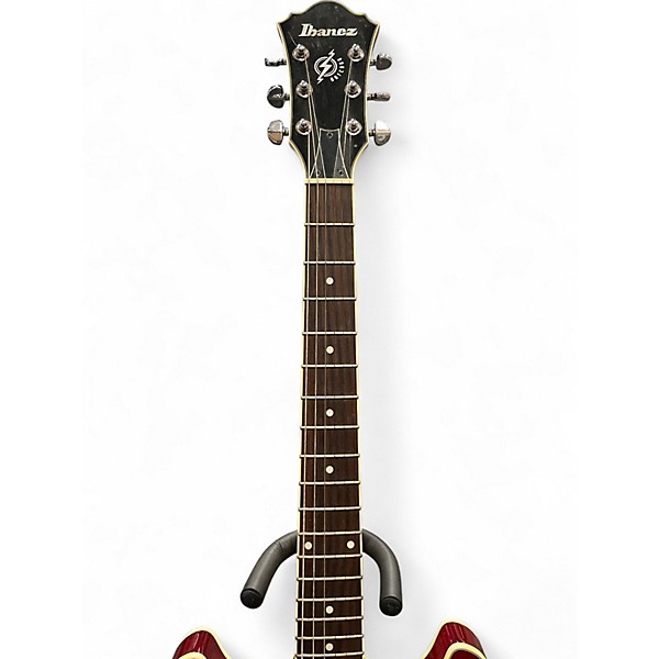 Used Ibanez AS73 Artcore Trans Red Hollow Body Electric Guitar