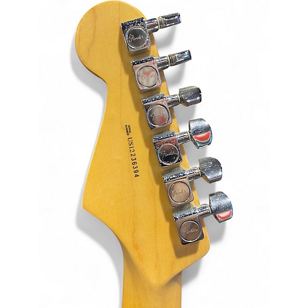 Used 2011 Fender American Standard Stratocaster Black Solid Body Electric Guitar