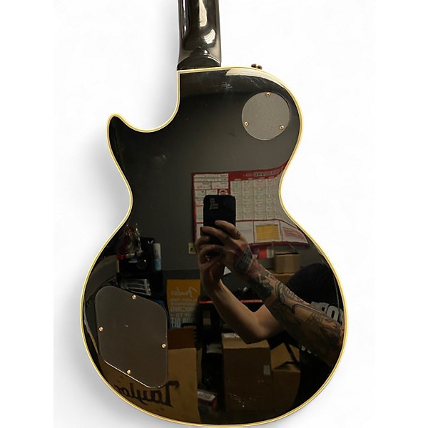 Used Epiphone Les Paul Custom Black Solid Body Electric Guitar
