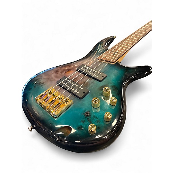 Used Ibanez SR400EPBDX TROPICAL SEAFLOOR BURST Electric Bass Guitar