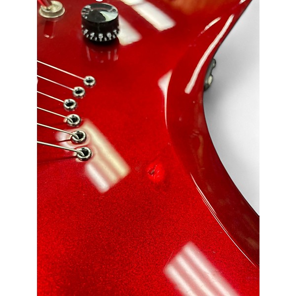 Used 2001 Epiphone E series Demon V Crimson Red Solid Body Electric Guitar