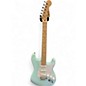 Used Squier sonic strat Tropical Turquoise Solid Body Electric Guitar thumbnail
