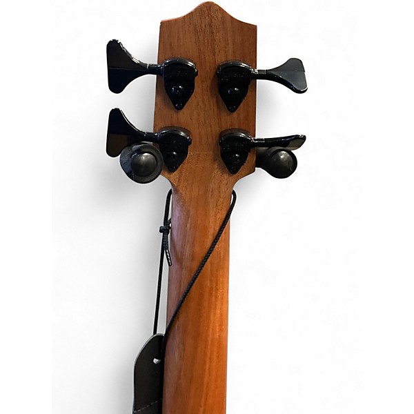 Used Kala Striped Ebony Fretless U-BASS Natural Ukulele